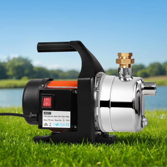Garden Water Jet Pump High Pressure 1500W Tank Rain Farm Irrigation