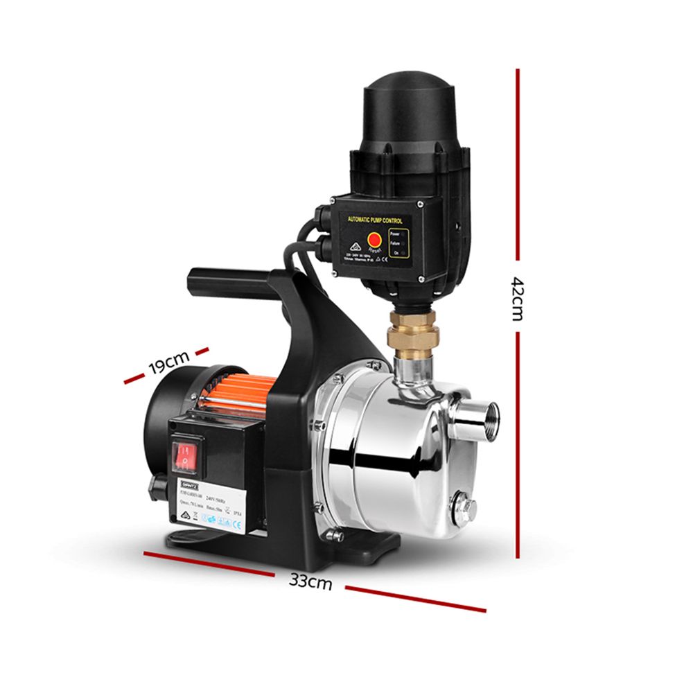 Garden Water Pump 1500W High Pressure with Auto Controller