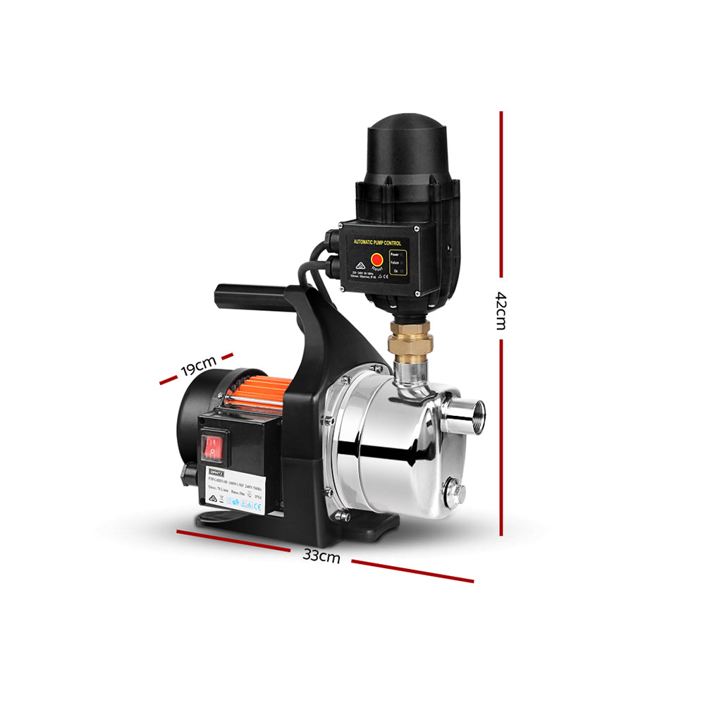 Garden Water Pump 1500W High Pressure with Auto Controller