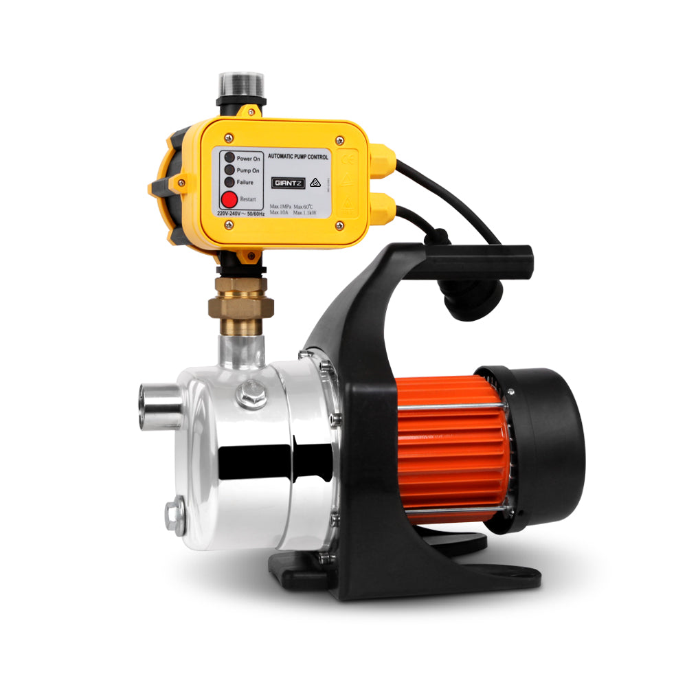 Garden Water Pump 1500W High Pressure with Auto Controller