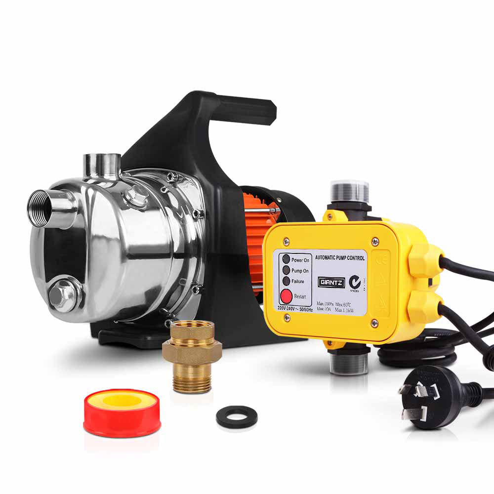 Garden Water Pump 1500W High Pressure with Auto Controller