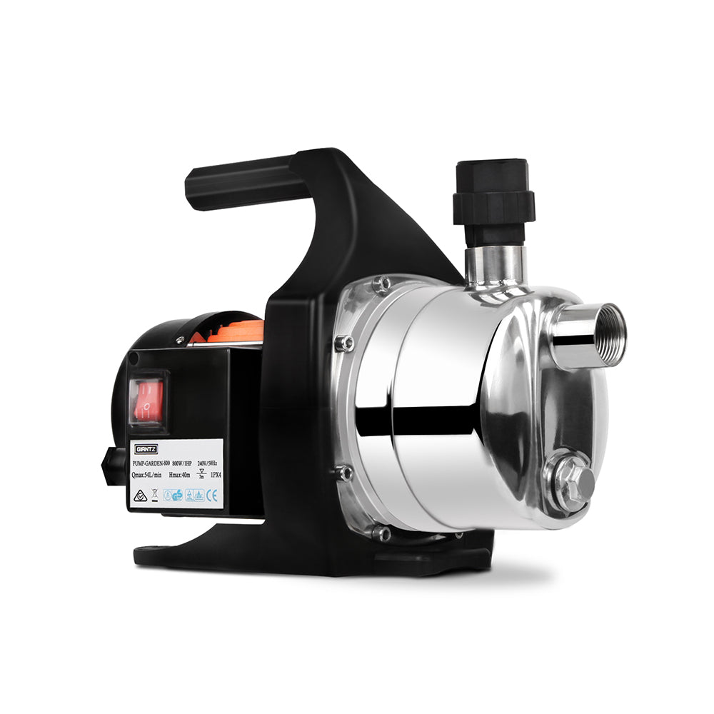 Garden Water Pump Stainless Steel 800W