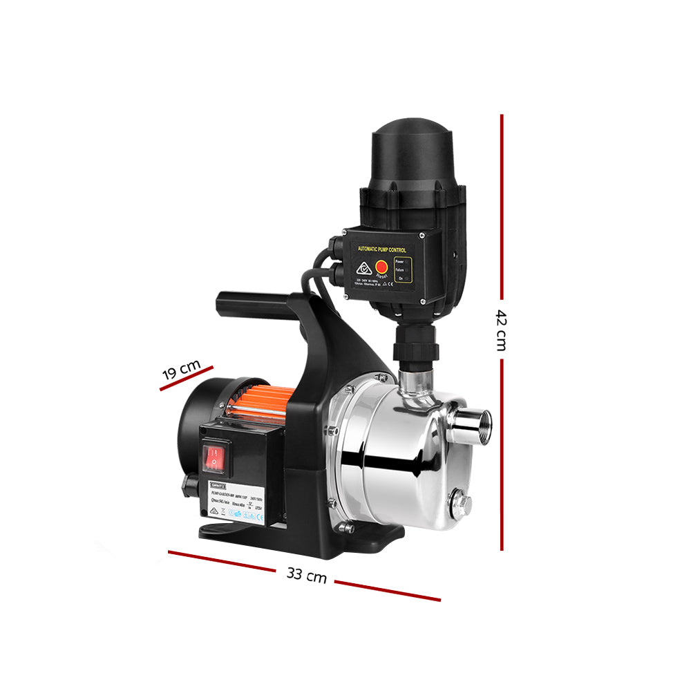 High‑Pressure Garden Water Pump, 800 W, Auto Controller