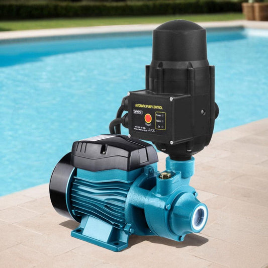 Auto Peripheral Water Pump Clean Garden Farm Rain Tank Irrigation QB60