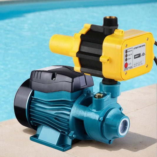 Auto Peripheral Water Pump Clean Garden Farm Rain Tank Irrigation - QB60 Yellow