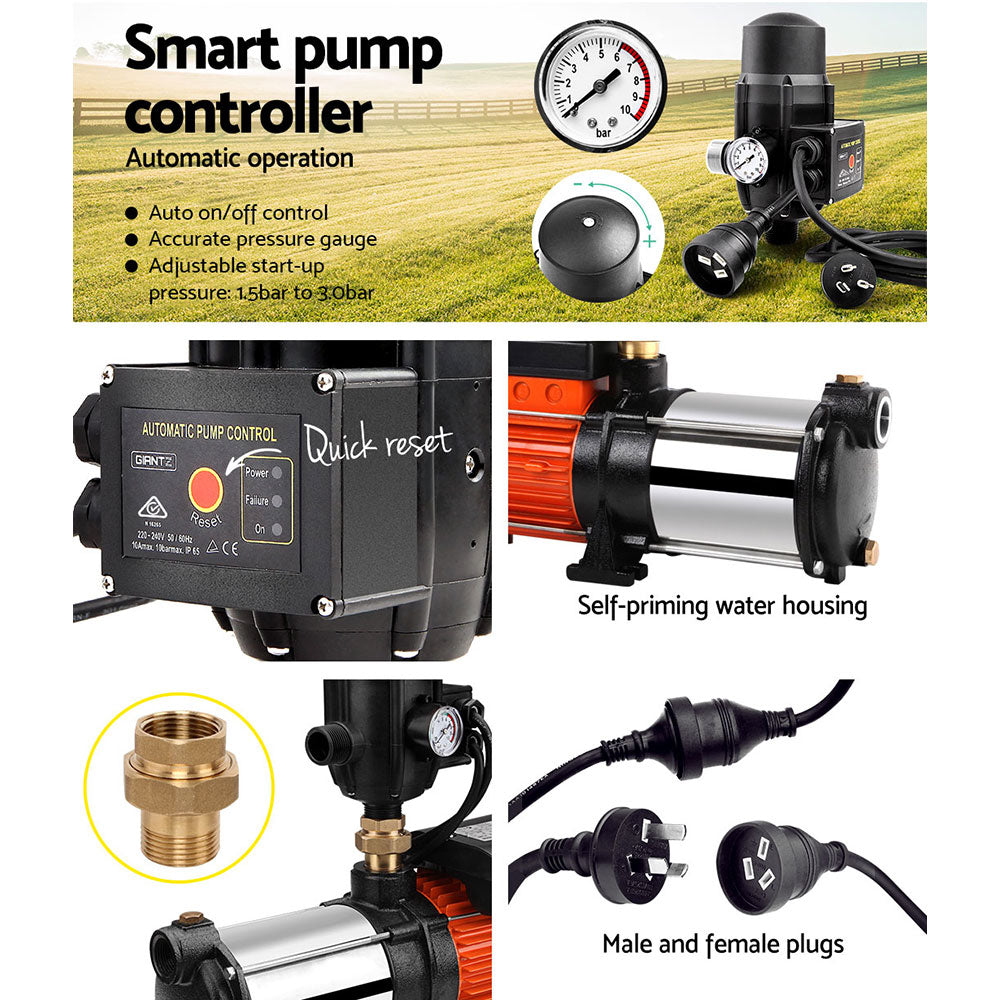 High‑Pressure Water Pump, Multi‑Stage, Farm Rain Tank, Garden