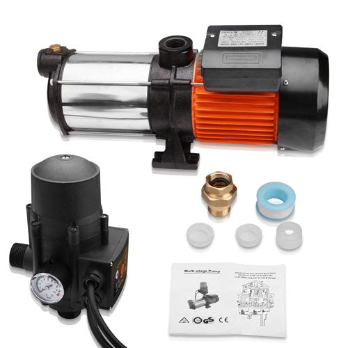 High‑Pressure Water Pump, Multi‑Stage, Farm Rain Tank, Garden