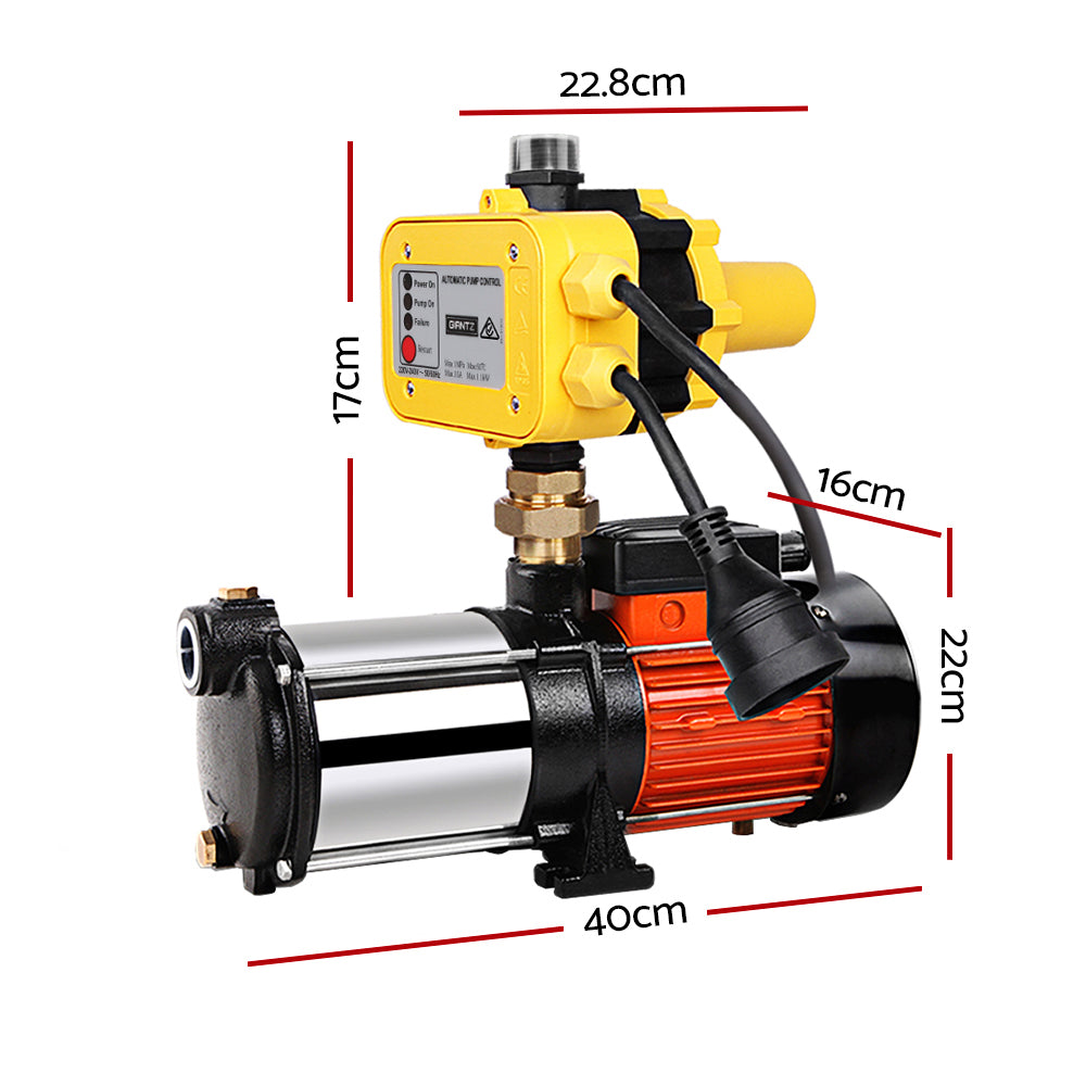 Water Pressure Pump Multi-Stage Auto Garden House Rain Tank Irrigation