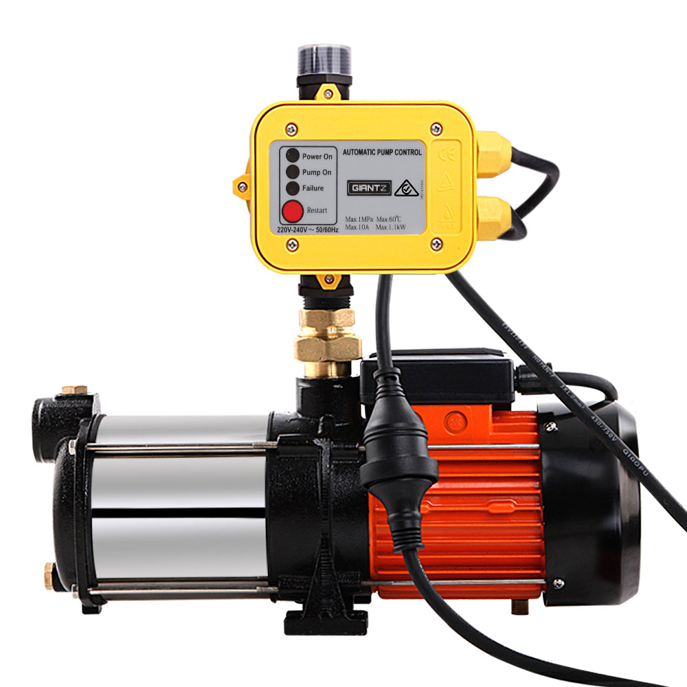 Water Pressure Pump Multi-Stage Auto Garden House Rain Tank Irrigation