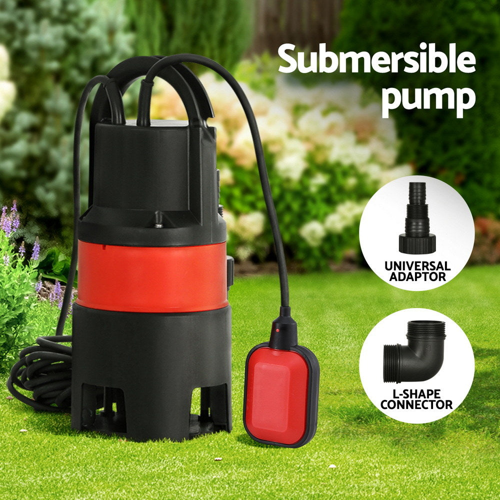 Garden Submersible Pump 550W Dirty Water Bore Tank Well Steel Sewerage