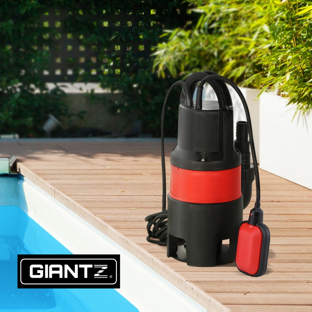 Garden Submersible Pump 550W Dirty Water Bore Tank Well Steel Sewerage