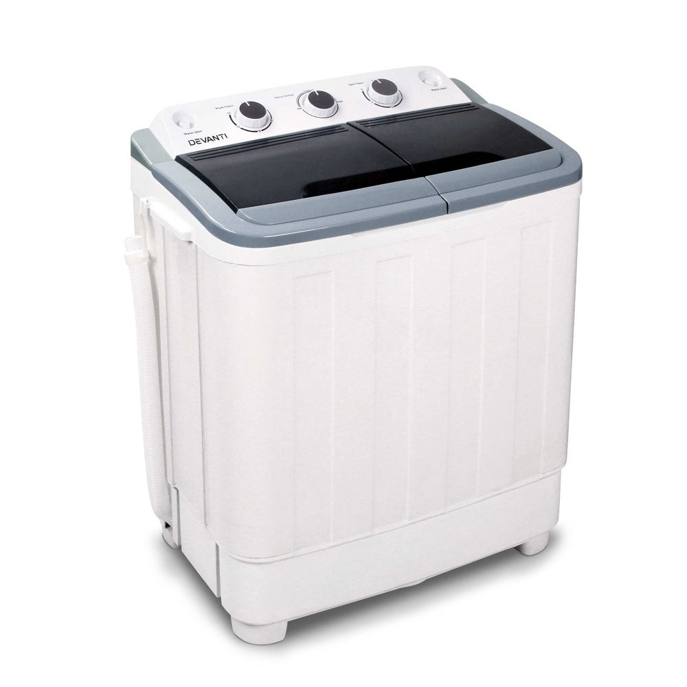 Mini Portable Washing Machine 4.6KG - White