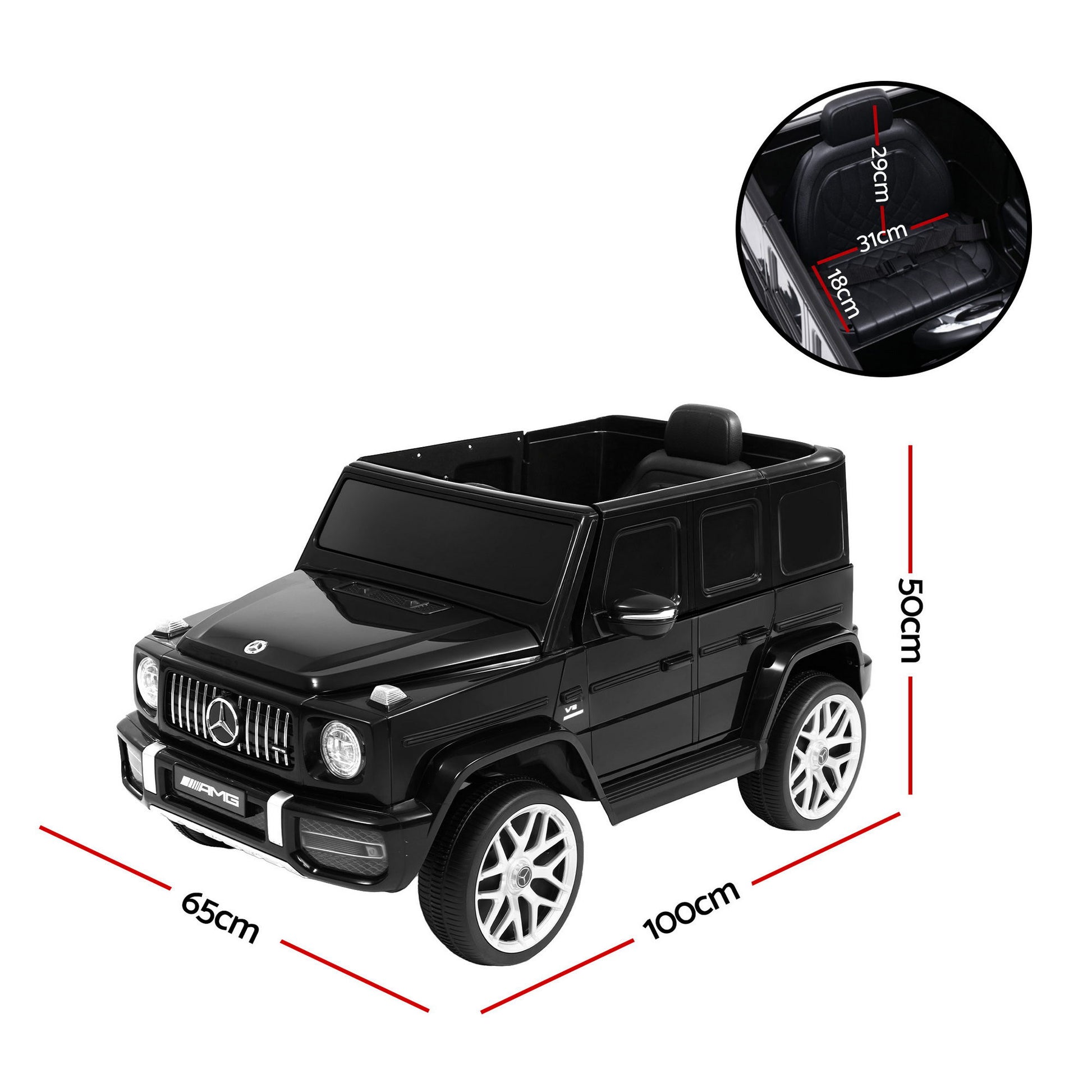 Ride On Car for Kids AMG Licensed Remote
