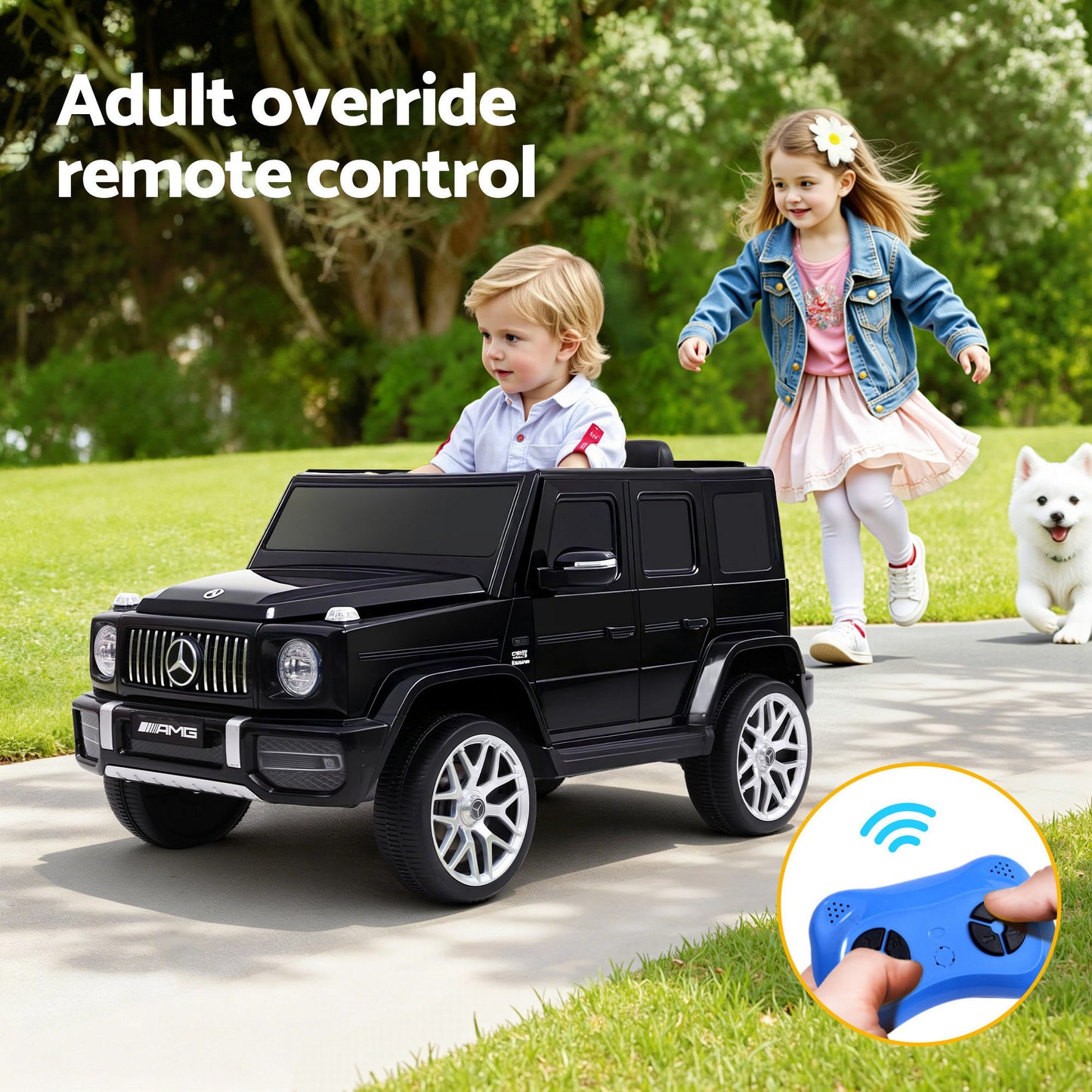 Amg licensed remote with toy vehicle mercedes ride