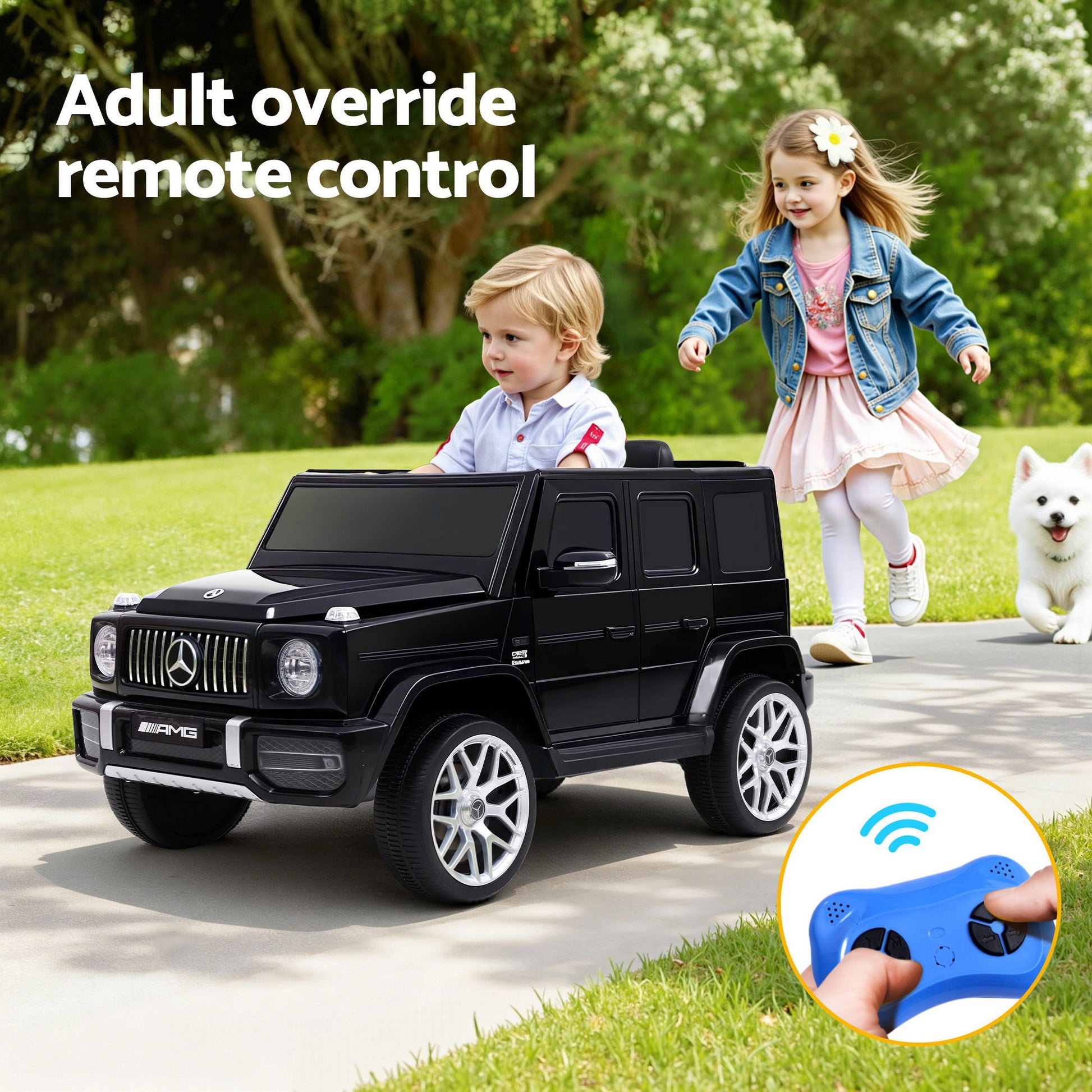 Amg licensed remote with toy vehicle mercedes ride