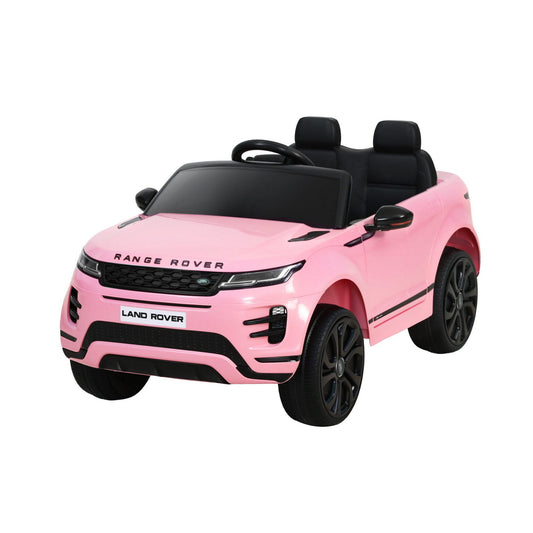 Kids Ride On Car Licensed Land Rover 12V Car Toys Battery Remote Pink