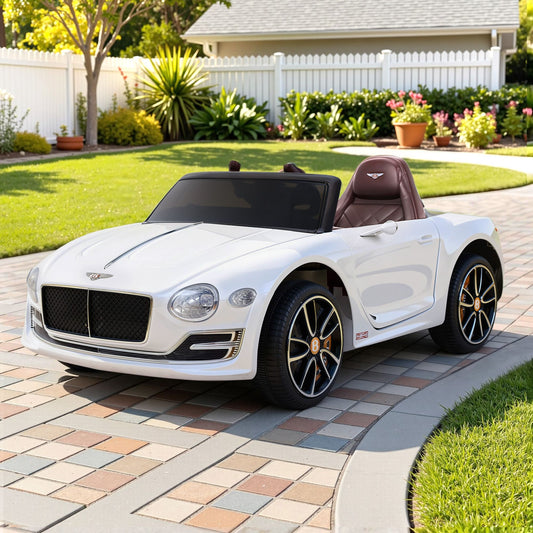 Kids Ride-On Car (Rigo), White