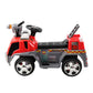 Kids Ride-On Fire Truck Motorbike (Rigo), Red/Grey