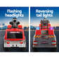 Kids Ride-On Fire Truck Motorbike (Rigo), Red/Grey