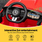 Ride On Car Licensed Mercedes Benz AMGC63 Kids Electric Car 12V Music Red