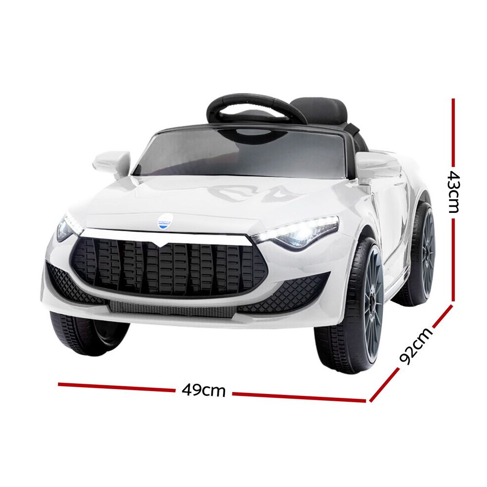 Ride Car Toys 12V Battery with Remote Control White LED