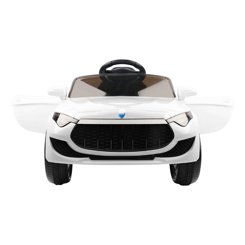 Toys 12V Battery Remote Control White LED Ride Car