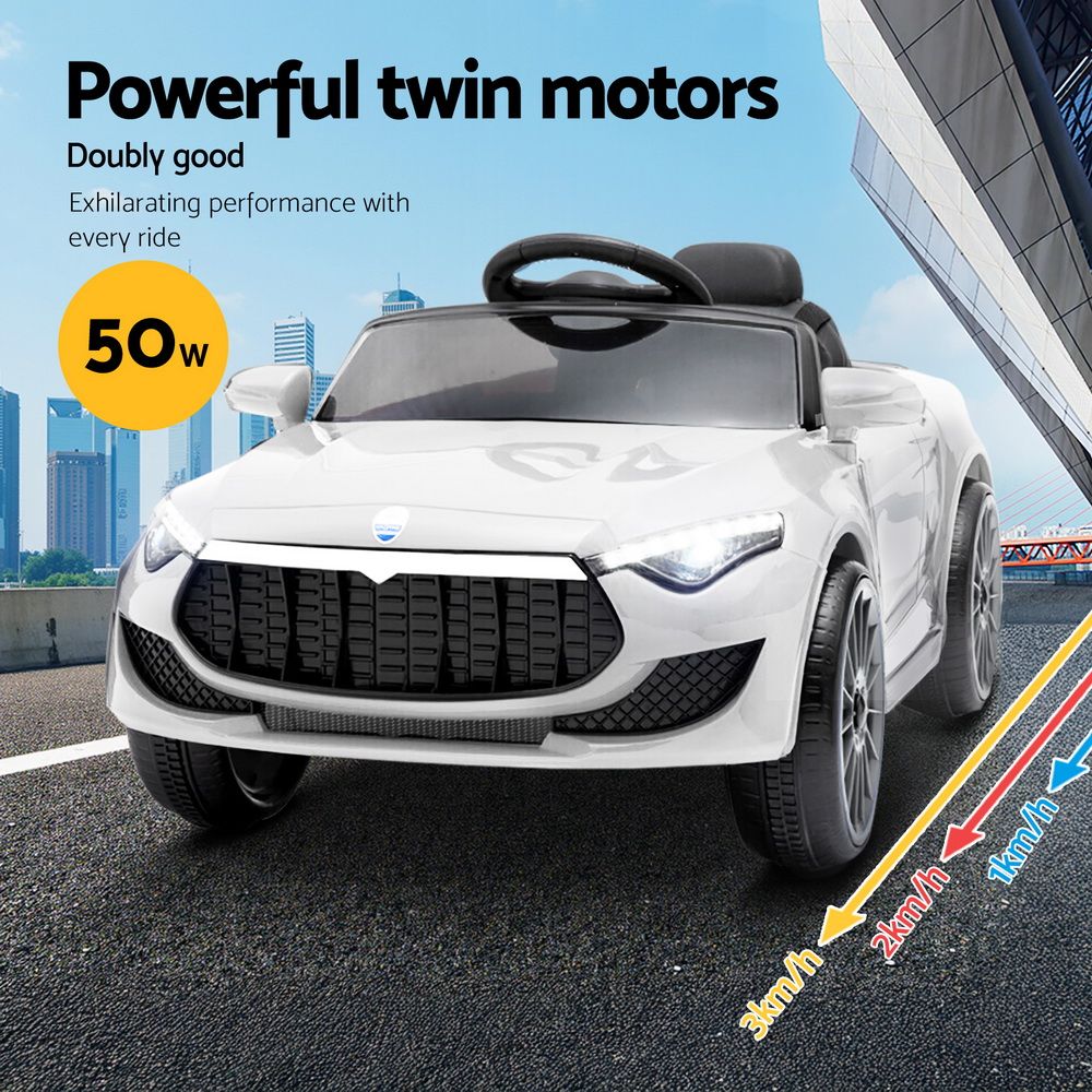 Ride Car Toys 12V Battery Remote White