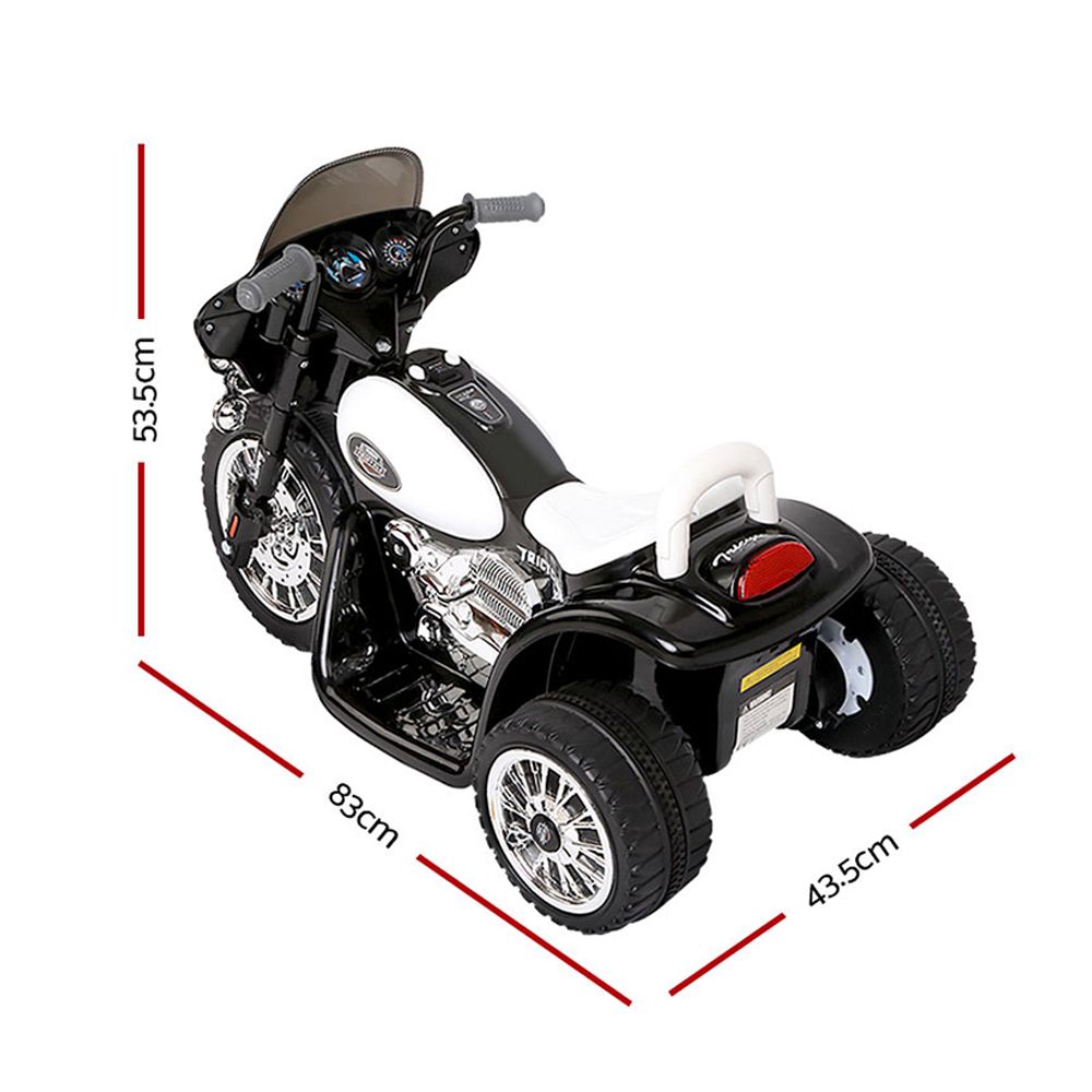 Black White Ride Motorbike Motorcycle Toys Mbike Police