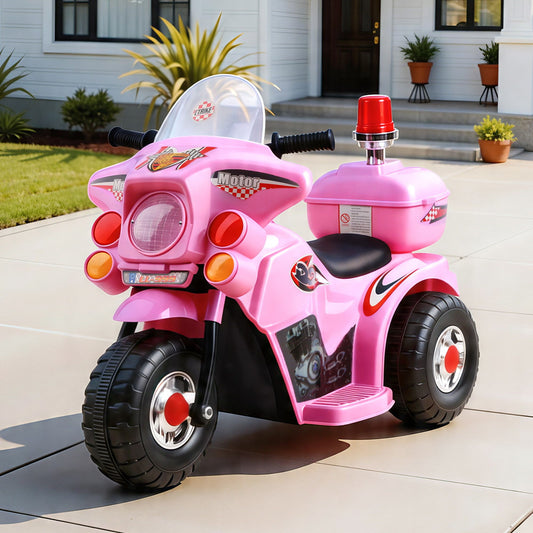 Rigo Pink Ride On Motorbike