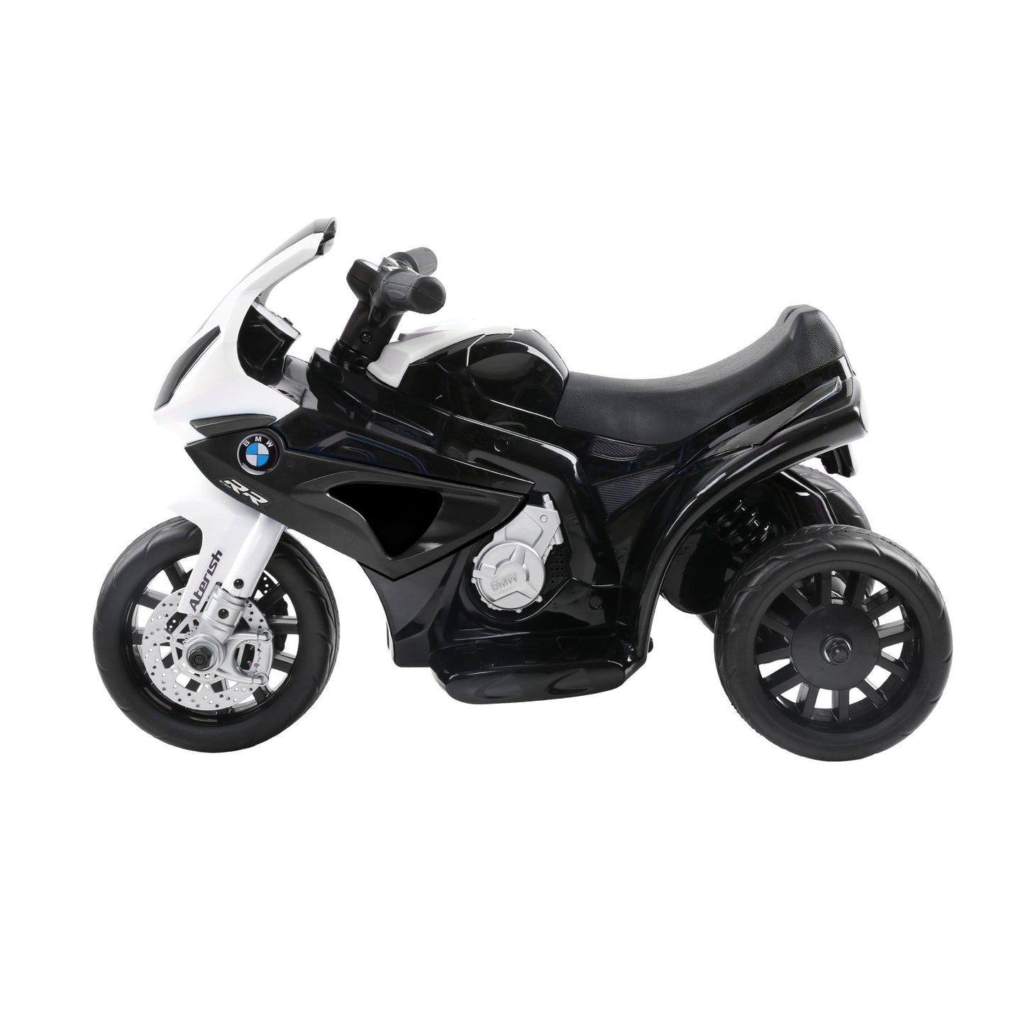 Kids Ride-On Motorbike Licensed S1000RR Motorcycle Car - Black