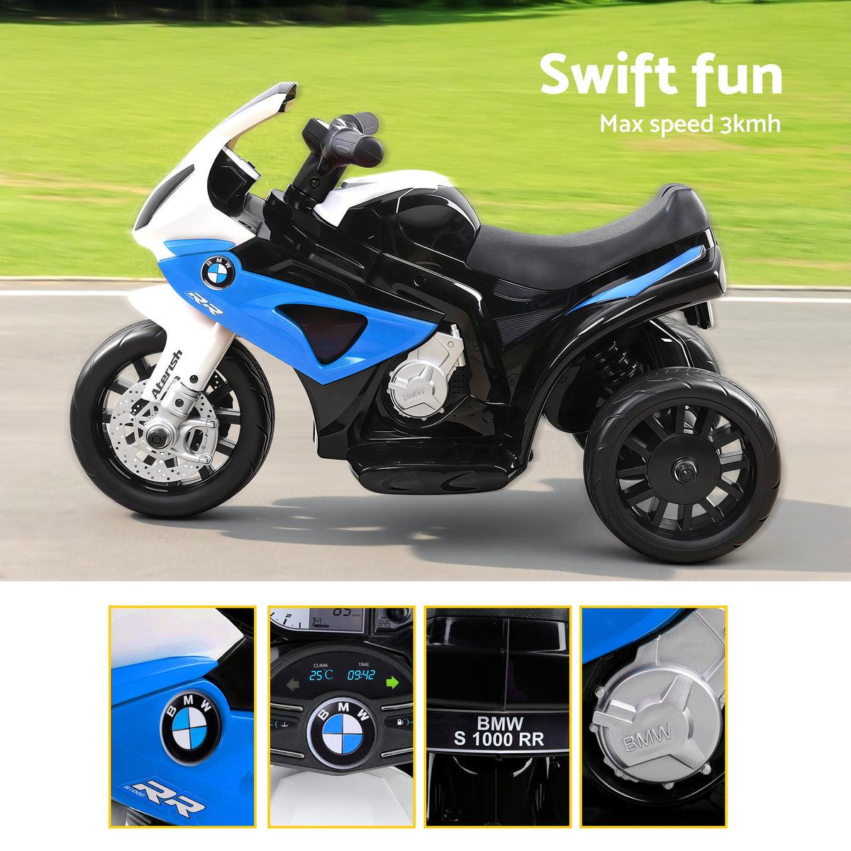Ride Motorbike Licensed S1000rr Motorcycle Blue