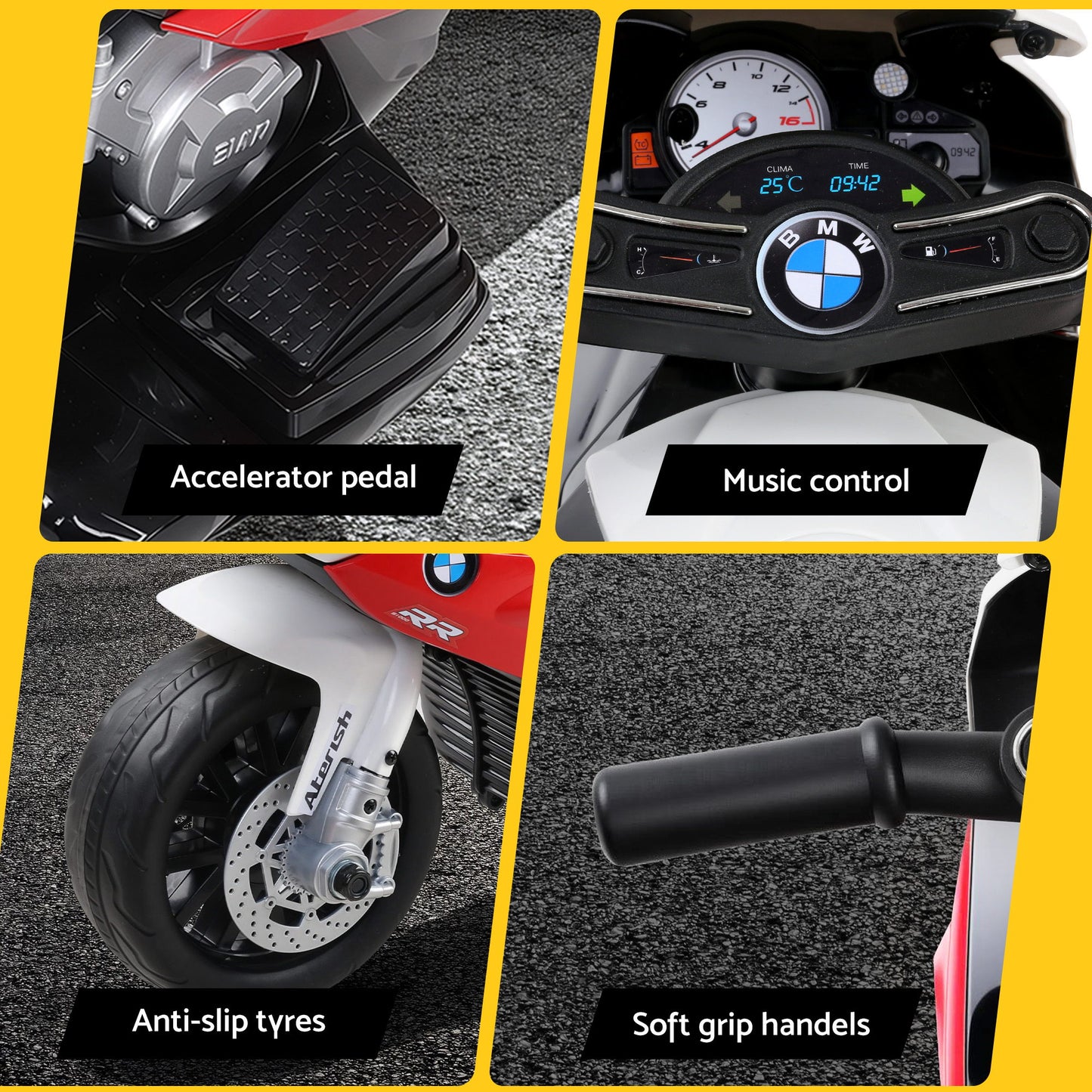 Motorcycle car bmw with electric toy ride motorbike licensed