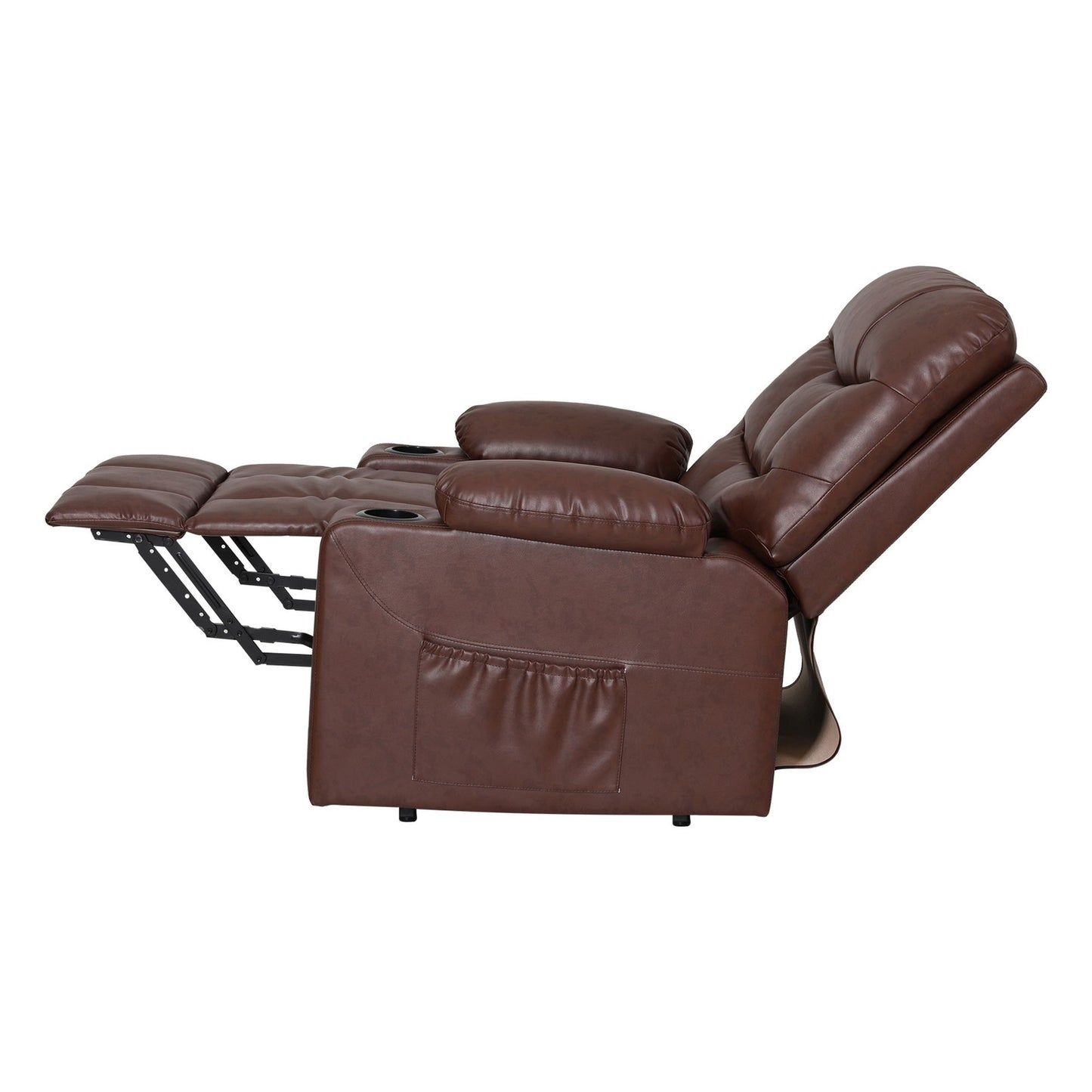Recliner Chair Lift Assist Heated Massage Leather Claude