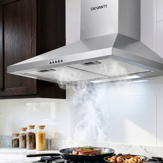 Stainless Steel Range Hood 60cm 600mm Kitchen Canopy Wall Mount