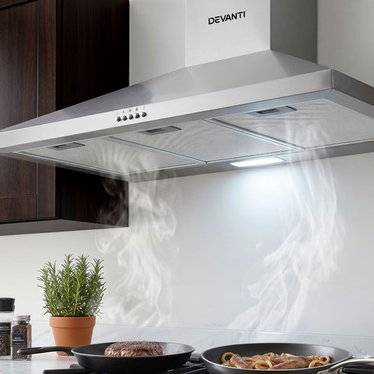 Range Hood 90cm 900mm Kitchen Canopy Stainless Steel