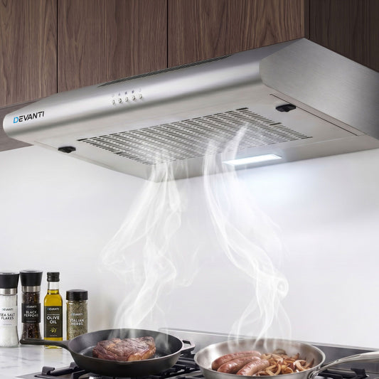 Fixed Range Hood Stainless Steel Kitchen Canopy 60cm