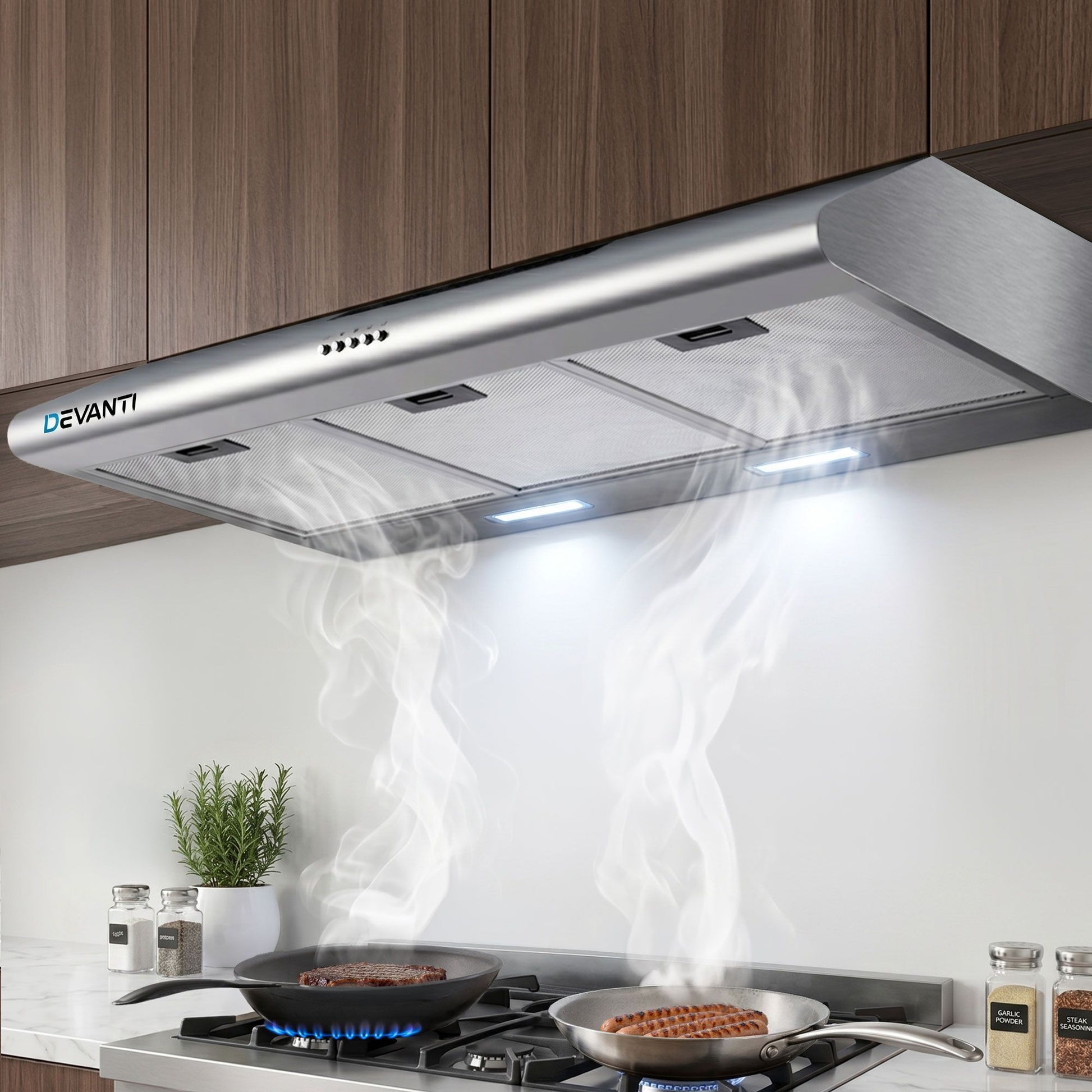 Fixed Range Hood Stainless Steel Kitchen
