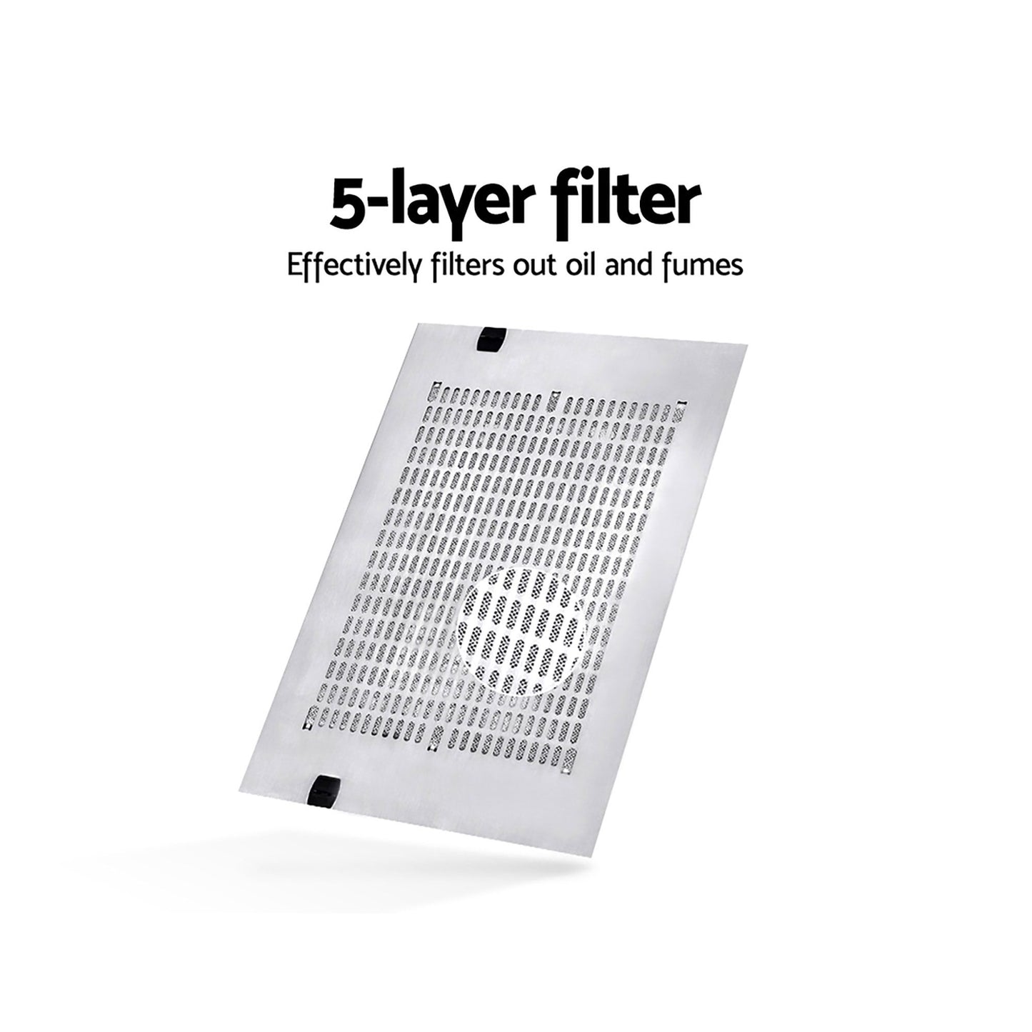 Range Hood 600MM 60CM Kitchen Canopy With LED Light Stainless Steel