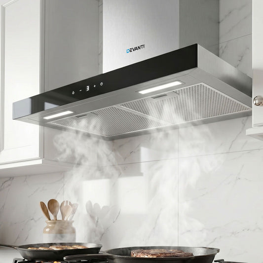 Rangehood 600mm Stainless Steel Glass Kitchen