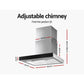 Rangehood 600mm Stainless Steel Glass with Kitchen Canopy 60cm