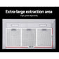 Range Hood 900mm Rangehood 90cm Stainless Steel Glass Kitchen