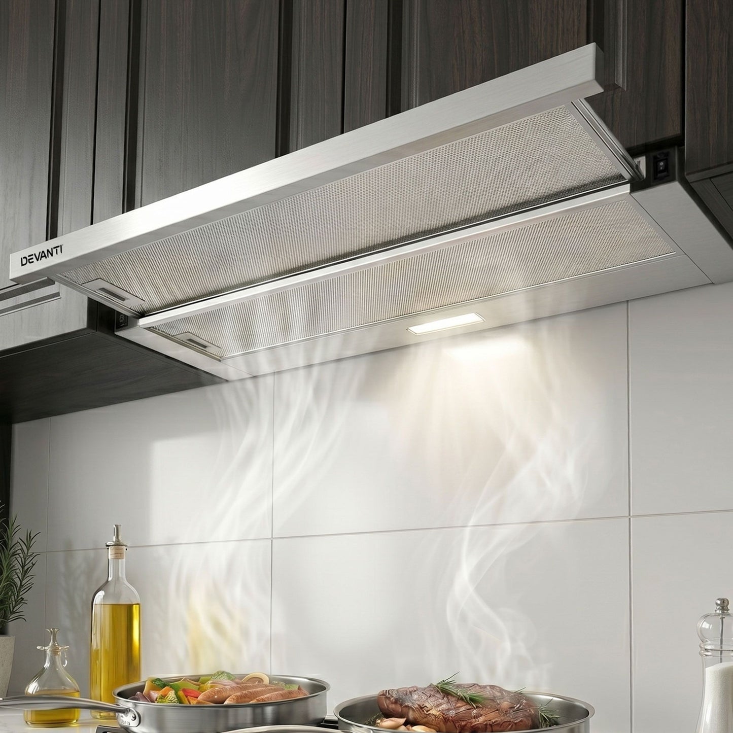 Range Hood 900mm 90cm Slide Out