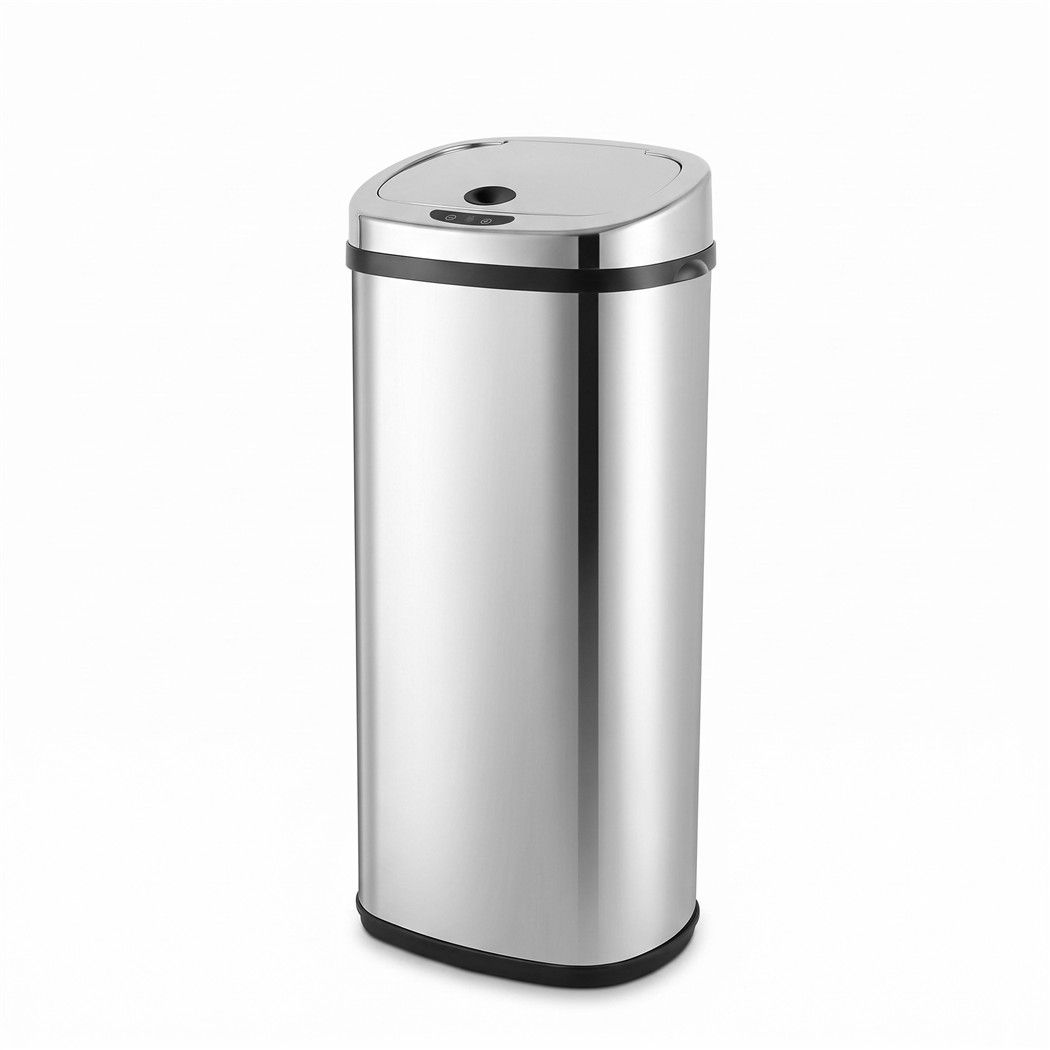Motion Sensor Rubbish Bin 50L Stainless Steel