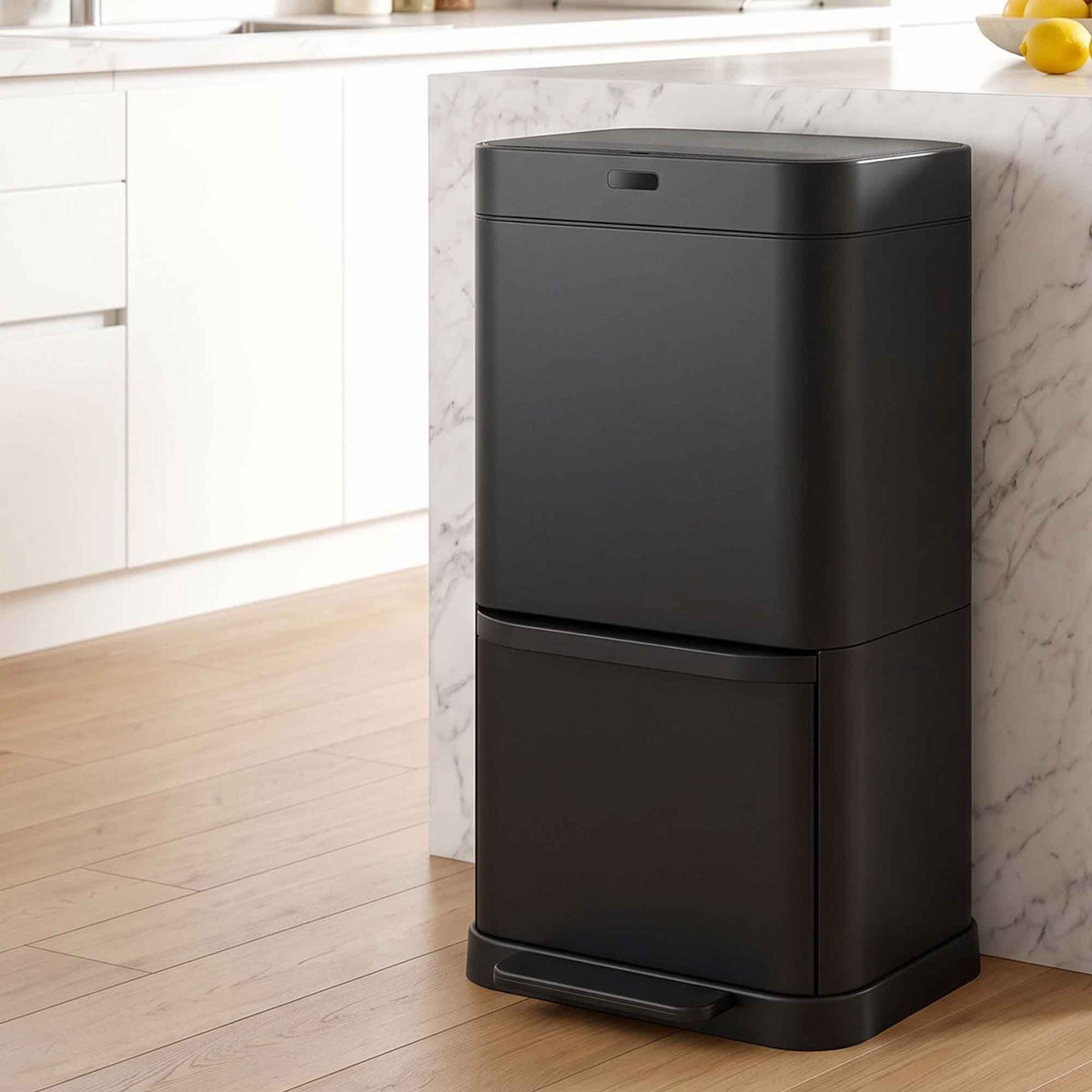 Motion Sensor Bin 70L Pedal Automatic - Black
