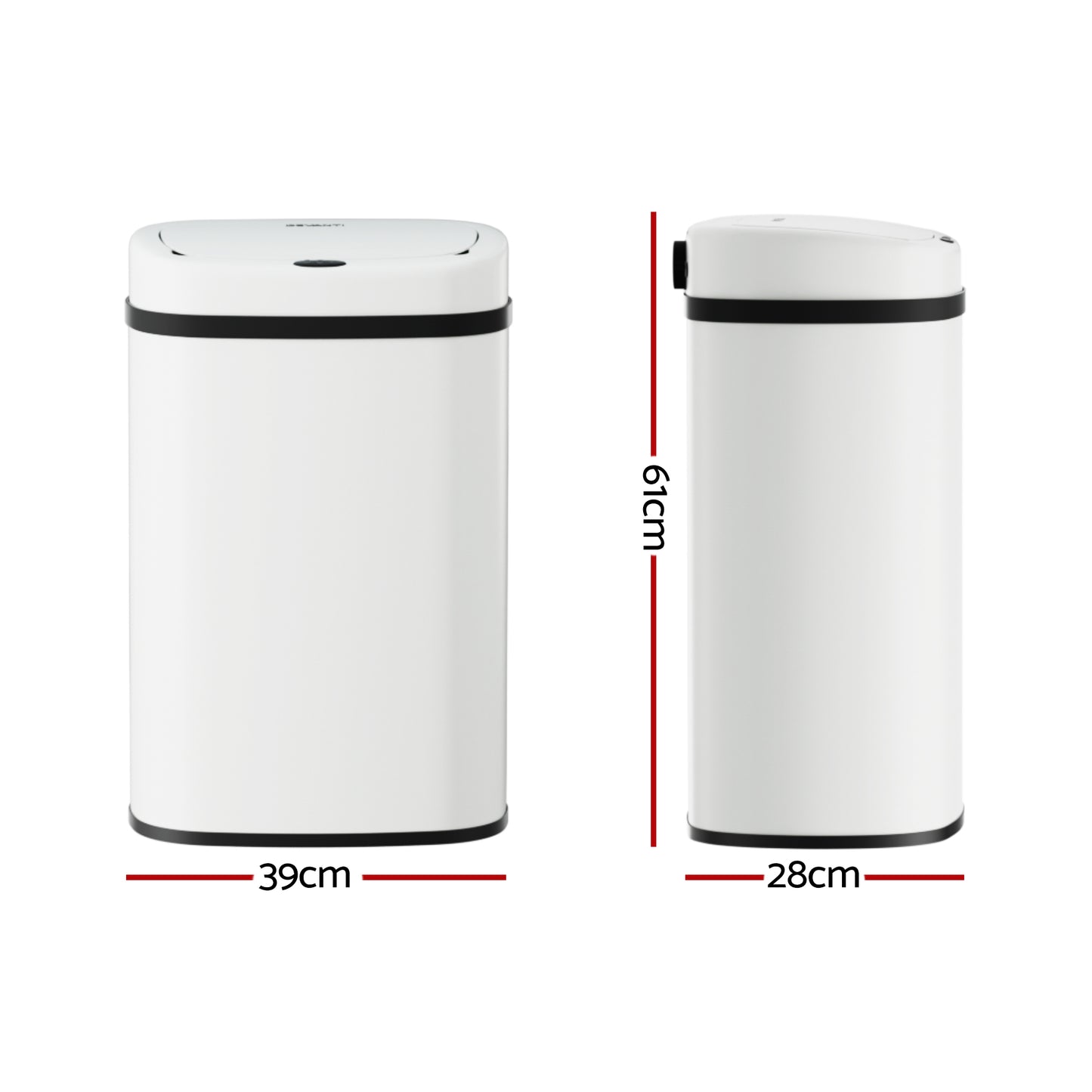 Sensor Bin Motion Rubbish Automatic 50L - White