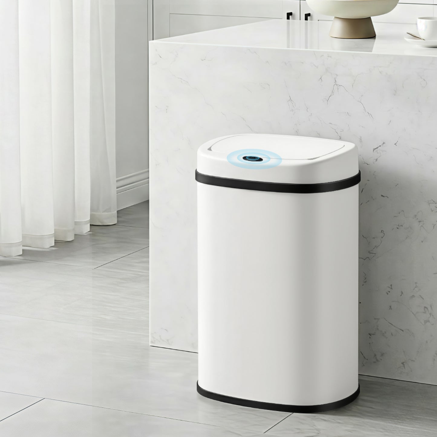 Sensor Bin Motion Rubbish Automatic 50L - White