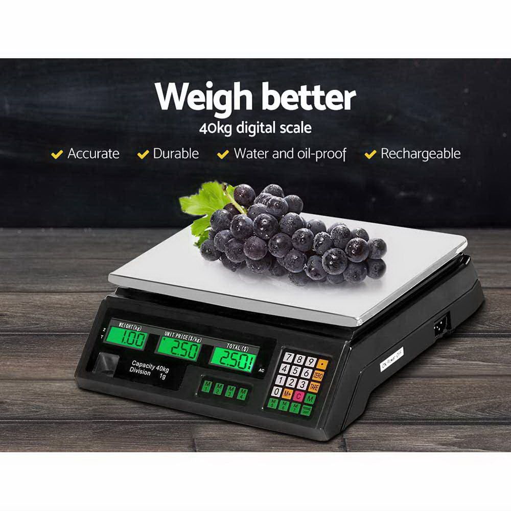 Digital Kitchen Scale 40KG Electronic Scales Shop Market Commercial