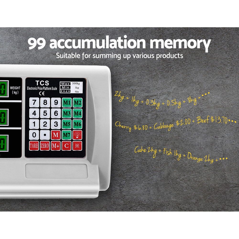 Digital Platform Scale 300KG Electronic Scales Shop Market Commercial Postal