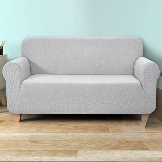 High Stretch Sofa Cover Slipcover Couch Protector - 3-Seater Grey