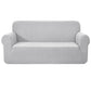 High Stretch Sofa Cover Slipcover Couch Protector - 3-Seater Grey